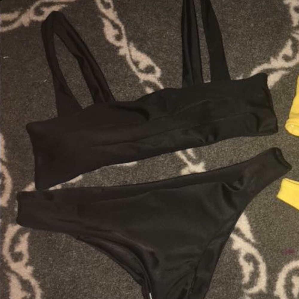 Black swimsuit